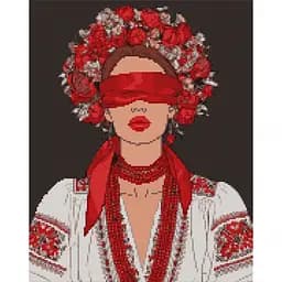 Алмазна мозаїка Santi Українська муза 40х50 см на підрамнику (956066)