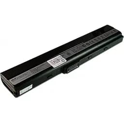 Акумулятор для ноутбука Asus A40 A42 A52 A62 B1A B23E B33E B50A B51E B53 F85 F86 K42 K52 K62 N82 P42 P52 P62 P82 X5M 11.1V 4400 mAh 48Wh Black