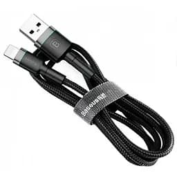 Кабель Baseus Cafule Cable USB to MicroUSB 2.4A 0.5m CAMKLF-AG1 Black-Grey - мініатюра 2