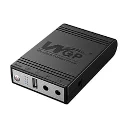 Комплект Mini UPS з блоком живлення: джерело безперебійного живлення Mini UPS WGP UPS1032 Black 10400mAh 5V/9V/12V, Li-ion 4*2.6Ah, для роутера і оптичного термінала та блок живлення SPF-1202B 12V/2A (24W) (42-00261) - мініатюра 3