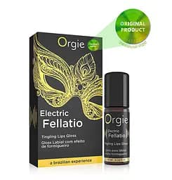 Блиск для губ з вібрацією Electric Fellatio, 10 мл Orgie