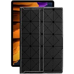 Чохол StatusCASE з екошкіри для планшету Samsung Galaxy Tab S7 Plus Чорний ромб