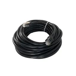 Патч-корд 8 м, FTP, чорний, Extradigital, Cat.6a, CCA, PVC (KBP1868)