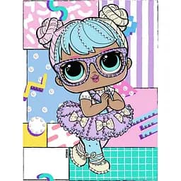 Алмазна мозаїка "L.O.L. Surprise! Bon Bon" Ідейка AML1193, 15x20 см