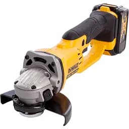 Шліфмашина кутова акумуляторна DeWalt 18 B XR Li-lon, d=125 мм, 8000 об/хв, вага 2.2 кг, валіза, 2 акумулятори, зарядний пристрій (DCG412M2)