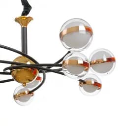 Люстра Brille молекула підвісна LED 90W WW+NW+CW BK+GD (BL-796S/10) - мініатюра 8
