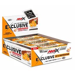 Батончик Amix Exclusive Protein Bar Orange Chocolate 12 шт. x 85 г