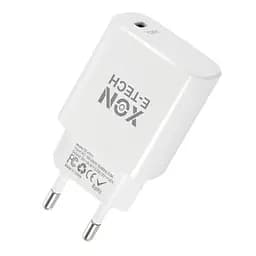 Зарядное устройство XON PowerCharge 20W (PD20) USB Type-C (PCWB020020A0С1W 6167) Белый
