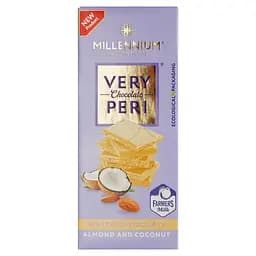 Шоколад білий Millennium VeryPeri Мигдаль та кокосова стружка 85 г (927560)