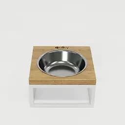 Hollky Base Solo S — миска на підставці для котів і маленьких собак (1 × 0,45 л) - мініатюра 3