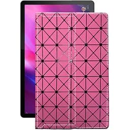 Чохол StatusCASE з екошкіри для планшету Lenovo Tab P11 Plus Рожевий ромб