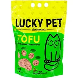 Наповнювач для котячого туалету Lucky Pet тофу лаванда 12 л