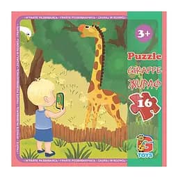 Пазли дитячі Зоопарк LZ06, 16 елементів