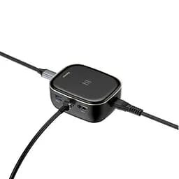 Мультипортовий адаптер USB Хаб Baseus Multi-Functional Charger Type-C CAHUB-AU01 Black - мініатюра 5