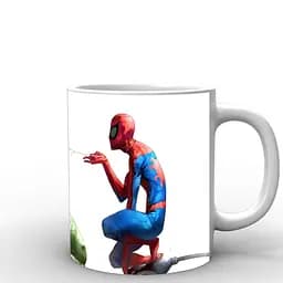 Кухоль GeekLand Людина-Павук Spider-Man фан арт SM.02.022 330 мл білий