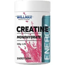 Креатин Willmax Creatine Monohydrate Энергетик 500 г