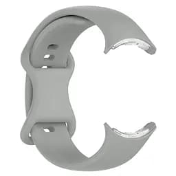 Силіконовий ремінець на смарт годинник Google Pixel Watch 41mm/2 41mm/3 41mm/4 41mm, Silicone, grey, зі зручною застібкою, на фітнес браслет, ArmorStandart (ARM75418) - мініатюра 2