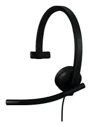 Гарнітура з вбудованим мікрофоном LOGITECH H570e Corded Mono USB Headset (Teams version) - BLACK - EMEA28-935 - USB-A - мініатюра 2