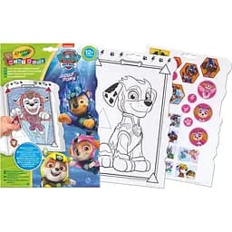 Розмальовка Crayola Mini Kids Paw Patrol 32 сторінки та 4 сторінки наліпок (81-1373)