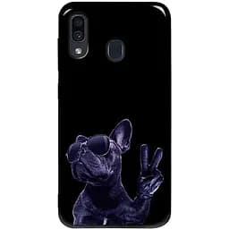 Чохол-накладка Toto Pure TPU 2 mm Print Case Samsung Galaxy A20/A30 #80 Cooldog Black