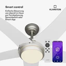 Стельовий вентилятор Klarstein Bolero Smart 55 Вт (10046082) - мініатюра 6