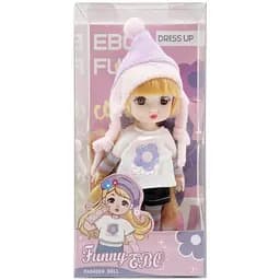Кукла шарнирная Bambi для девочек Funny EBO DH2368B(Violet) 15 см