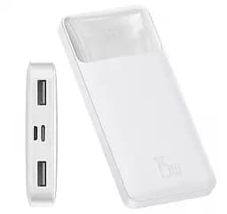 Портативний акумулятор Baseus Bipow Digital Display 10000mAh 15W Overseas Edition PPBD050002 білий - мініатюра 2