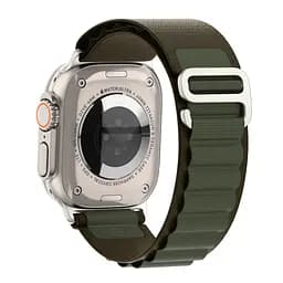 Ремінець для Apple Watch 42 (Series 11-10)/41/40/38, оливковий, Alpine Loop Alpina Band, тканинний поліестеровий ремінець для смарт-годин, дихаючий, для активного відпочинку та спорту, ArmorStandart (ARM81044) - мініатюра 5