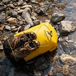 Рюкзак водонепроникний Naturehike NH21FSB04 40 л бежевий - мініатюра 5