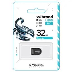 Flash Wibrand USB 2.0 Scorpio 32Gb Black - мініатюра 2