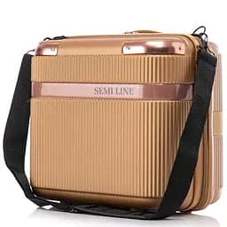 Бьюті-кейс Semi Line 16L Gold (T5667-1), Золотий
