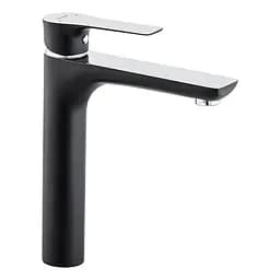 Змішувач для умивальника Mixxus Premium Eva 001 High MI5950 Чорний матовий