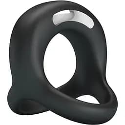 Эрекционное кольцо Pretty Love Elliott 6.4 см черный