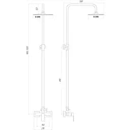 Душова система Topaz Capri TCA-15702-H37 - мініатюра 6