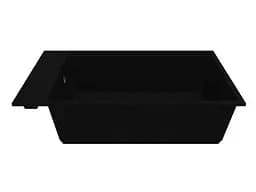 Кухонна мийка Miraggio LAGOON 760 black (0002248) Граніт, Під стільницю/Врізна, Чорний - мініатюра 3