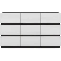 Комод в спальню Gerbor Лайєр KOM2D3S Венге магія/Ясен сніжний (GRB-1137)