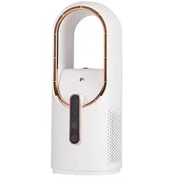 Настольный вентилятор F6 2in1 с увлажнителем воздуха 2200mAh White