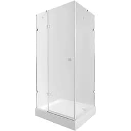 Набір душова кабіна Qtap Capricorn CRM1018RC6 + піддон Tern 202 х 100 х 80 см