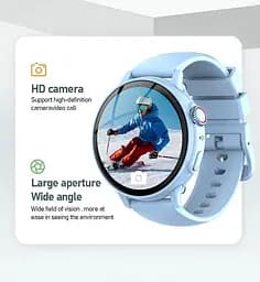Дитячий смарт годинник-телефон Lemfo Y15 з GPS трекером, 4G SIM-картою, відеодзвінками, прослуховуванням, Wi-Fi та кнопкою SOS Чорний - мініатюра 6