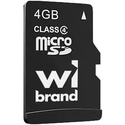 Карта пам'яті Wibrand 4GB mictoSD class 4 (WICDC4/4GB)