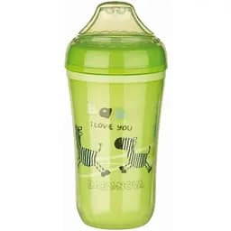 Чашка-непроливайка с мягким носиком Baby-Nova 250 мл зеленая (3965428)