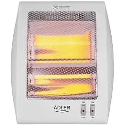 Обігрівач інфрачервоний Adler AD 7709 портативний 800 Вт із захистом від перекидання білий - мініатюра 2