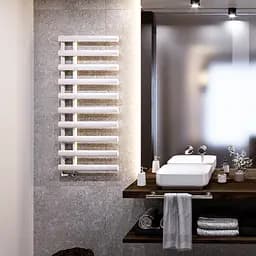 Рушникосушка дизайнерська Ideale Emma 11 10/1140/500 чорний, Чорний - мініатюра 4