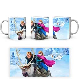 Кухоль GeekLand Frozen Холодне Серце Олаф Крістофф Анна FZ.002.04 330 мл білий - мініатюра 4