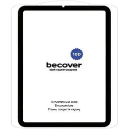 Захисне скло BeCover 10D для планшета Apple iPad Mini 6 8.3" (A2567, A2568, A2569) Black