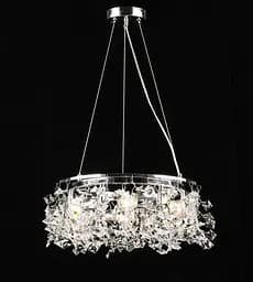 Люстра подвесная хрустальная S2492/6 Хром