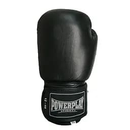 Рукавиці боксерські Power Play PP 3088, Black - 16 унцій - мініатюра 2