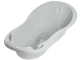 Ванна дитяча Tega Baby зі зливом Owls 86 см grey