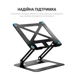 Підставка для ноутбука OfficePro Black Steel (LS380B) - мініатюра 4