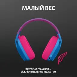 Гарнітура Logitech G435 Lightspeed Wireless Gaming - Blue (981-001062) (6736846) - мініатюра 3